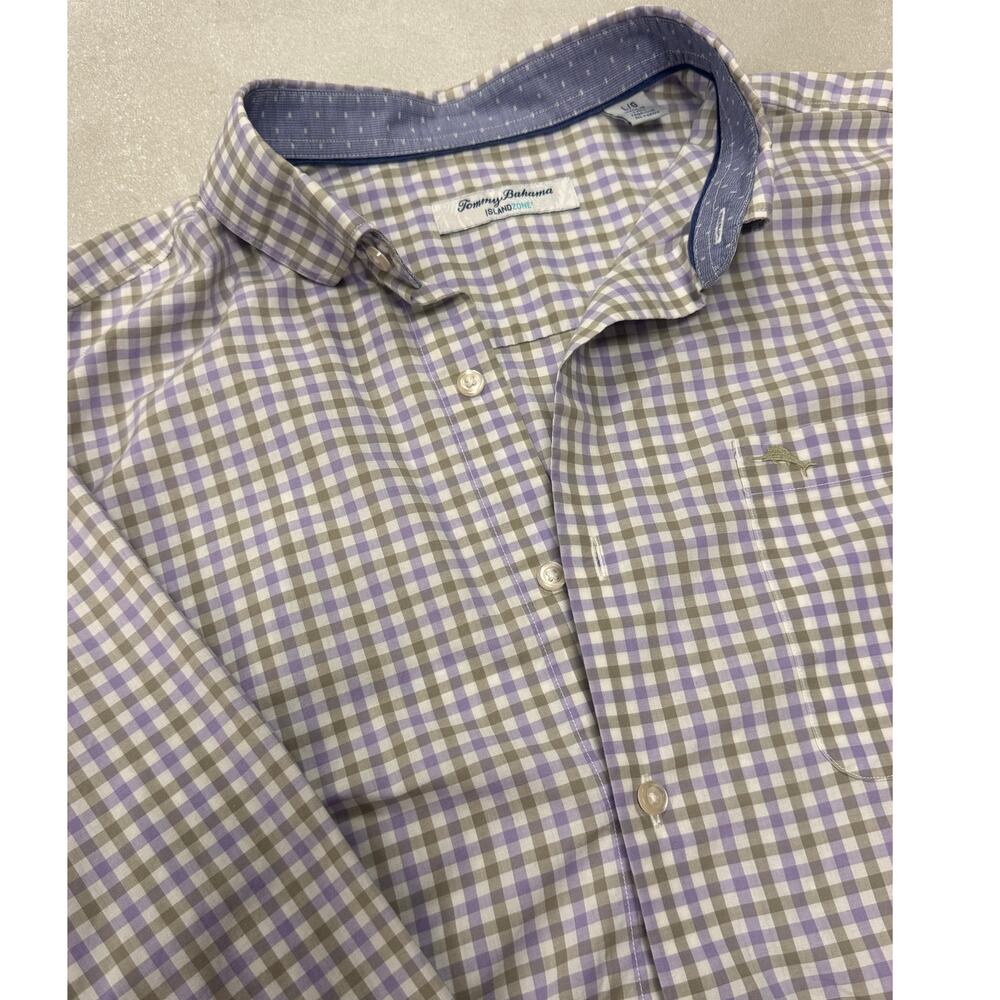 Tommy Bahama - Men's Checkered Button-Down - Large